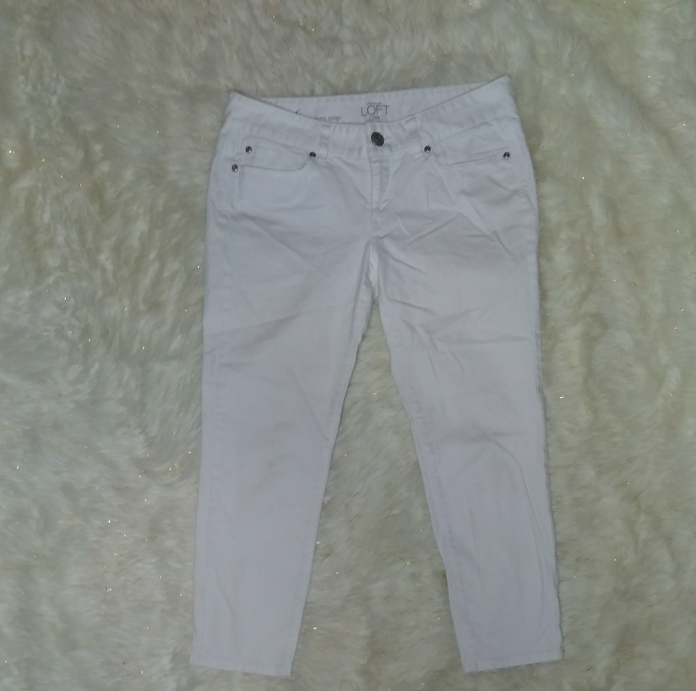 Ann Taylor Loft Modern Crop Denim